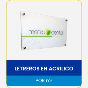 Letreros en Acrílico